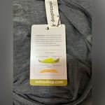 Mittoshop NWT Green Label Bamboo EcoFriendly Gray Pocketed Trapeze TShirt Dress Photo 4