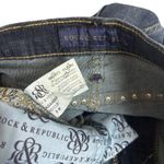 2000'S VT. ROCK & REPUBLIC DARK WASH STUDDED JEANS SZ. 8 Blue Photo 7