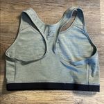 Nike Dri Fit Women’s Grey Racerback Athletic Sports Bra Size XL Photo 8