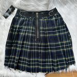 Pleated plaid skirt, brand new Blue Size XS Photo 3