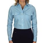 Van Heusen The Aviator By  Light Blue Long Sleeve Dress Shirt NWT Photo 0