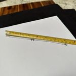 Monet Women’s Signed Silver Tone Dainty Chain Heart Bracelet 7 1/4 Inch Photo 2