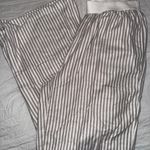 Stripped Wide Leg Pants Brown Size XS Photo 1