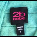 2B BEBE mini tank “sugar mint” dress with cut outs NEW size S Green Photo 6