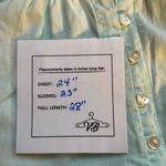 J. Jill Women's Ombre Long Sleeve Scoop Neck Linen Blend Button Up Blouse Size L Green Size L Photo 5