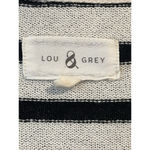 Lou & grey  Hoodie Sweatshirt Long Sleeve Striped Womens Size Small Lightweight Photo 5