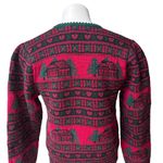 NWT, Vintage Eagle’s Eye Wool Sweater, Sz M Green Size M Photo 6