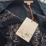 Knox Rose NWT  Embroidered Button Front Tassel Photo 7