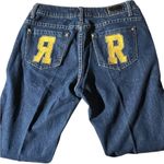 Rocawear  WOMEN DARK WASH BLUE JEANS SIZE 11 PRE-owned Photo 1