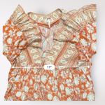 Free People  Moonlight Dance Tunic Top‎ Coral Size S Photo 3