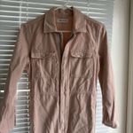 Madewell  Garment Dyed Zip Front Coverall in Avalon Pink‎ Jumpsuit S/M Photo 1