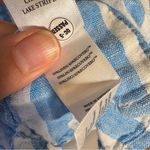 Rails  Blue White Striped Linen Blend Button Down Shirt Womens S Lightweight Top Photo 8