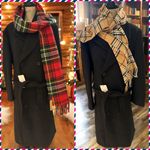 ZARA NWT  DOUBLE-BREASTED WOOL COAT WITH BELT sz MEDIUM Photo 12