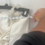 Maggie Sottero Couture Elegant White Strapless Wedding Dress Ball Gown Sz 8 Photo 8