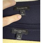 Talbots  Womens 1X/XL Charming Cardigan Three Quarter Sleeve Colorblock 2 Piece Photo 4