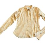 L'Academie The Bastina Top Button-Down Blouse Shirt Long Sleeve Size Large Women Photo 2