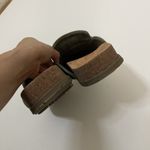 Vionic  Joyful Georgie Slip On Leather Chain Mule in Army Green Size 7 Photo 6