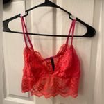 Urban Outfitters  Lace Bralette in Vibrant Red size medium Photo 3