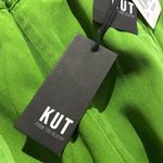 Kut From The Kloth NWT Rachel High Waist Paper Bag Waist Crop Pants Grass Green Photo 6