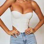 Oh Polly Mesh Overlay Corset Top Photo 0