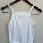 American Eagle  Women’s Daily Fave Cropped Lace Trim Cami Size Small Photo 0