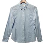 Vineyard Vines  women Oxford tailored long sleeve shirt light blue size 10 Photo 9