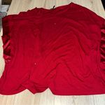 Daisy Fuentes  bling Elegant Red Women's Top shirt Photo 0