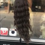 Beach Waves brown Lacefront long lace wig 2019 Photo 1
