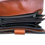 Patricia Nash  NWOTS Canetti Florence Brown Leather Trifold Wallet Photo 5