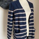 Jenni Kayne  Yak Striped Sweater Coat Cardigan, Size XS Photo 0