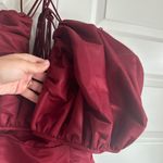 LaQuan Smith Puff Sleeve Mini Dress in Oxblood- New with tags Photo 8