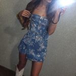 Two piece denim set Blue Size XS Photo 0