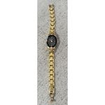 Armitron Now Gold Tone Ladies Watch Black Dial Oval Face Stainless Steel Photo 9