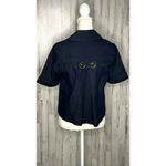 Focus 2000 Women's Petite Denim Jacket Blue Size 6P‎ Casual 3/4 Sleeve Photo 2