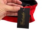 Frederick's of Hollywood Geranium Fiery Red Sunset Strap Bikini Top Small NWT Photo 5