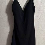 Windsor  Black Bodycon Mini Dress Spaghetti Strap Photo 0