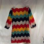 Pink Owl  Multicolor Chevron Women’s Dress Photo 3