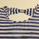 Wet Seal Striped Open Back Bow Tshirt Photo 3