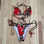 SheIn boho animal print floral bikini set Photo 0