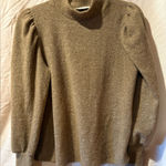 Zenana Balloon Sleeve Mock Neck Sweater women’s M Photo 0