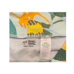 Aerie  High Cut Cheeky‎ Blue Green Leaf Bird Bikini Bottom Large Beach Resort Photo 5