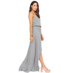 Show Me Your Mumu Gray Kendall Maxi Dress Size Large New With Tags Photo 1
