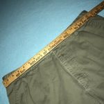 Cherokee  pleated shorts button zipper closure 3 pockets, olive green NEW size 16 Photo 3