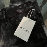 MOTHER The Super Swooner Tie Dye Ankle Skinny Jeans, NEW, Size 32 Black Photo 11