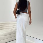 Princess Polly White Denim Maxi Skirt Photo 4