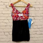 Fit 4 U Women’s Wrap Swim Dress One Piece Coral Size 6 NWT Pink Photo 2