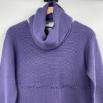 J.Jill Sweater Matching Inifity Scarf Knit Blueberry NEW Womens Size Small Photo 2