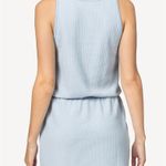 Lilla P Tie Waist Tank Dress Clearwater Waffle Small Excellent Condition Gray Photo 2