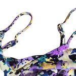 Ellie  Whittaker Yellow Purple Floral Cami Tank Top Womens Size Small Adjustable Photo 4