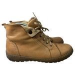 V Italia Kiki 1041 Brown Leather Ankle Booties Size EU 41 US 10 Photo 2